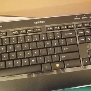 Logitech wireless keyboard and mouse